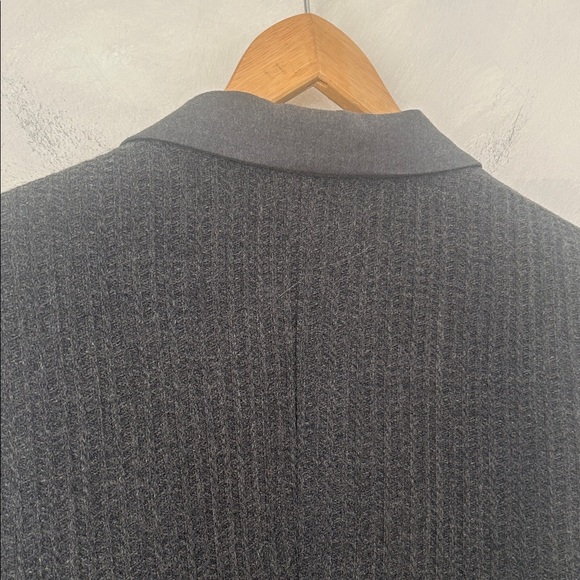 Judith & Charles Virgin Wool Career Blazer Women's size 8 Gray Knit Sleeves - Picture 8 of 8